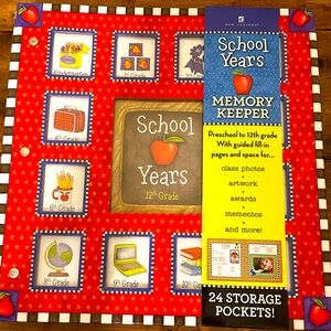 School Years K-12th grade Scrapbook